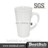 JS Coatings Sublimation Mugs 17oz Latte Mug Cone Shape BN3