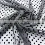 Hotselling Elegant Plain Color Dye Dots Burnout Silk Velvet