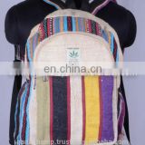 Multicolour Stylist Hemp Backpack HBBH 0011