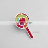 Custom Love Metal Rose Flower Enamel Lapel Pin thumbnail-4