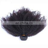China Hair Factory 10a Grade Peruvian Hair Afro Curly Human Hair Extension thumbnail-2