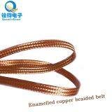 We Can Supply 8MM Flat Wire Width Enameled Copper Braid Belt Red Copper Braid Belt thumbnail-3
