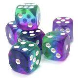 OEM Muti-color Mixed Plastic Acrylic Dice/muti-side Dice thumbnail-2