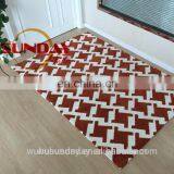 Machine Knitted Rug Grey Cotton Backing-M122 thumbnail-1