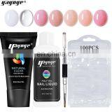 Cleaner Plus 30ml 7 Colors 4pcs False Nail Tips 100 Pcs Nail Extension uv Gel Kit Beauty Personal Care thumbnail-2