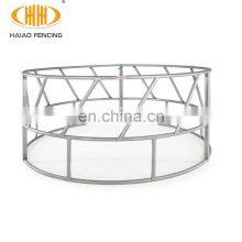 Natural Livestock Animal Hay Feeder, Locking Bale Cattle Feeder thumbnail-4