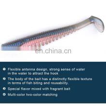 25 Colors 75mm 100mm 125mm Two-color Matching Special Flavor With Fragrant Soft Fishing Lures Larval Bass Soft Bait thumbnail-4