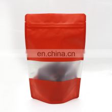 Custom printed recycleble laminated material bag ziplock stand up pouch chocolate packaging bags