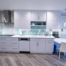 Custom White Lacquer Kitchen Living Room Cabinet Kitchen Furniture Cabinets Set thumbnail-3