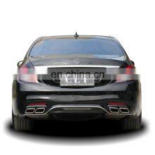 18-20 For Mercedes S-class W222 Modified S63 AMG Rear Lip Diffuser thumbnail-1
