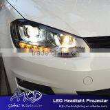 AKD Car Styling for VW Golf 7 LED Headlights B-Type 2013-2014 LED Head Lamp Projector Bi Xenon Hid H7 thumbnail-6