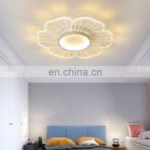 22W 28W 34W Flower LED Pendant Light Nordic Acrylic Bedroom Led Ceiling Lamp for Indoor Decoration thumbnail-4