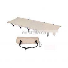 Outdoor Portable Aluminum Camping Bed Ultralight Foldable Adjustable Folding Bed Camping Beds Cot