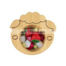 Eco-friendly Wood Bamboo Baby Bowl Plate Custom Stay Put Suction Baby Feeding Bowl With Suction Base thumbnail-1