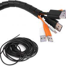 Cable Manager Pipe Production Line / Spiral Wrap Hose Making Machine / Wrapping Hose Sleeve Extruder Machine thumbnail-3