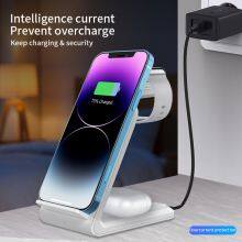 High Quality Wholesale 3In 1 15 W Type-C Electric Fast Charging Wireless Charger Station For Any Mobile thumbnail-5
