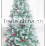 Hot Sale !Red Berries Decoratived PVC Mixed PE TREE For USA Holiday/Christmas Decoration thumbnail-2