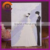 Custom Logo Printed Paper Butterfly Wedding Invitation Cards thumbnail-1