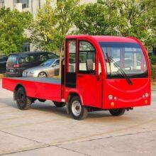 Electric Flatbed Small Truck With a Load Capacity of 2 Tons. Electric Truck for Workshops, Docks, and Airports. thumbnail-1