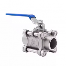 ANSI API Lever Manual Ball Valve Full Size Stainless Steel SS 304/316 OEM ODM CF8 CF3 CF8M CF3M Three-piece Ball Valve 1000 WOG thumbnail-4