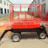 1.35~14m, 0.5 Ton Aerial Working Platform /forklift Lifting /for Wheelchair Scissor Lift Platform thumbnail-3