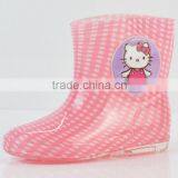 Fashion Cartoon Short Barrel Crystal Children Rainshoes Children Rain Boot thumbnail-3