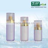 50/40/30ml Flat Square Carylic Cosmetic Lotion Bottle Plating Gold Cap thumbnail-2