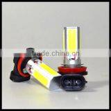 Free Shipping 2 X COB LED Lamp H11 H8 COB DRL Day Driving Head Light Fog Bulb White Car Super Bright Cob 20w Led