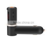 Free Sample BC08 fm Transmitter Bluetooth Handsfree Car Kit MP3 Player USB Car Charger thumbnail-5