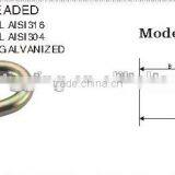 China Supplier For Sale Steel Electric Galvanized Metric Threaded Hardware Carabiner Rigging Screw Galvan thumbnail-2