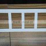 Single Die Cut Acid-Free Samples, 4 Openings and 8*20" Size of Matboard