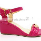 latest New Wedges Shoes Ankle Strap Buckle Women Sandals