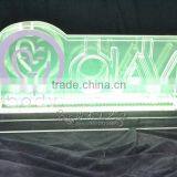 High Quality Acrylic Lucite Ice Sculpture With LED in Edge thumbnail-6