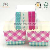 Disposable Square Cupcake Liners Cups Paper Baking Cups thumbnail-2
