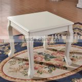 Popular hot sale French country style solid wooden hand carved coffee table