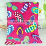 China Factory 100% Cotton Promotional Custom Print Bargain Beach Towels thumbnail-4