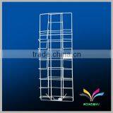 Best Quality Metal White Floor Standing Display Rack for Magazine or Brochure thumbnail-1