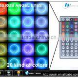 Hot Sell! DC12v 2x 4x 6x LED Ring Angel Eye, Drl, Multiple Colours thumbnail-1