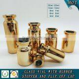 Colorful UV Electroplating Glass Vials With Stopper Cap Quality Choice thumbnail-5