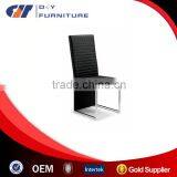Hot Sale Cheap Metal Tube Leather Dining Chair/ Cheap Dining Room Chair, Metal Chai thumbnail-1