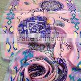 High Quality Customizable Digtial Printed Polyester Scarf Fashionable thumbnail-3