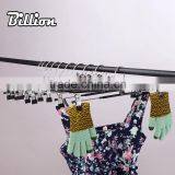 Custom Black Metal Power Clothes Hanger Metal Garment Hanger thumbnail-6
