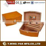 Promotional Gloss Piano Wood Finish Modern Humidor for Cigars