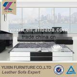 Black Top Grain Adjustable Headrest Leather Furniture thumbnail-1