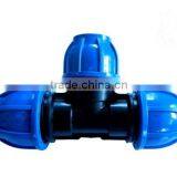 Round Head PP Compression Fitings for pe Pipe pp Pipe Water Supply Pipe Fittings