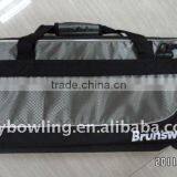 Bowling Bags-Brunswick silver three bags