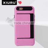 Hard Back Mobile Phone Cover Case With Card Slot For Iphone 6 XR-PC-32 thumbnail-3