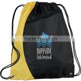 210D Polyester Drawstring Cinch Backpack thumbnail-1