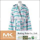 100% Polyester Material Promotional Bathrobe With Hood thumbnail-1