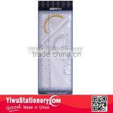 5PCS Assorted Ruler Kits Drawing Set Blister Card Pack